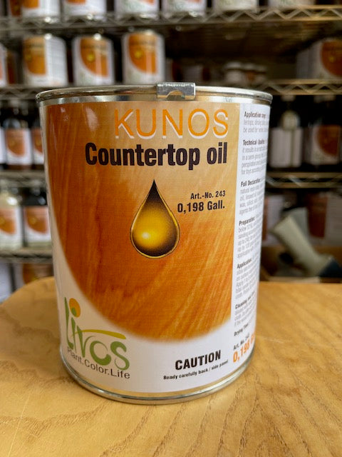 Livos countertop oil