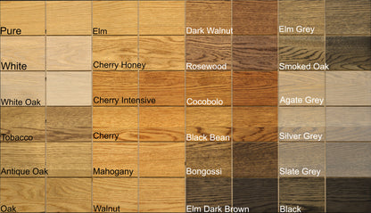 livos kunos wood sealer color chart